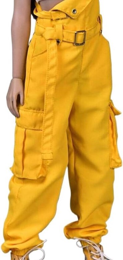 1/6 schaal vrouwelijke soldaat outfit met overall en vest voor 12 inch pop van Merkloos