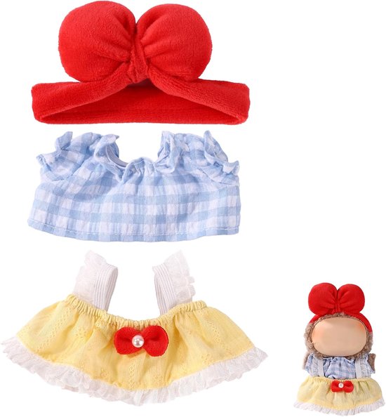 17 cm (6,69") poppenkleding - voor Labubu - schattige prinsessenjurkenset - verjaardagscadeau voor speelgoedliefhebbers van STODOLL