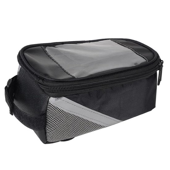 17cm Touchscreen Fietsframe Tas - Grote Enkele Afneembare Frametas - Met Frame Smartphone / iPhone / Samsung Mobiele Telefoon Houder Afneembaar - Waterdicht - MTB/Race/trekking van Avento