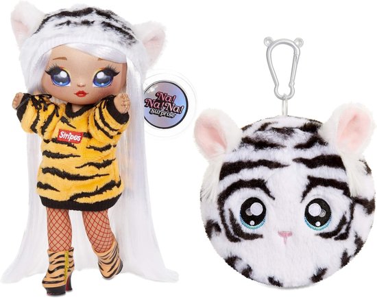 2-in-1 Fashion Pop en Pluche Knuffel Rugzak - Verzamelserie 4 - Bianca Bengal Stijl
