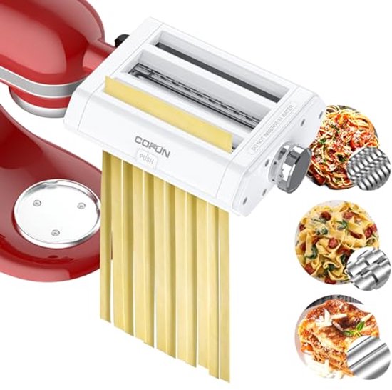 3-in-1 Pastaopzetstuk voor Keukenmachines – Perfecte Pastamaker Accessoires van Kenwood