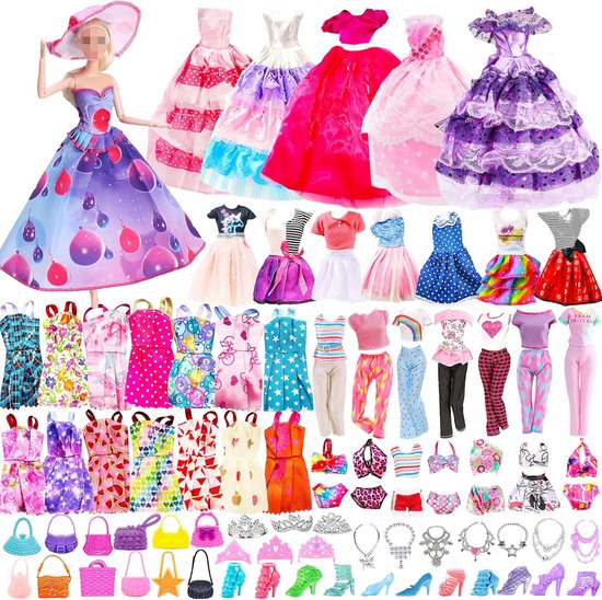 49 Kleding en Accessoires voor Poppen - Jurken, Badpakken en Modieuze Outfits voor Meisjes van Merkloos