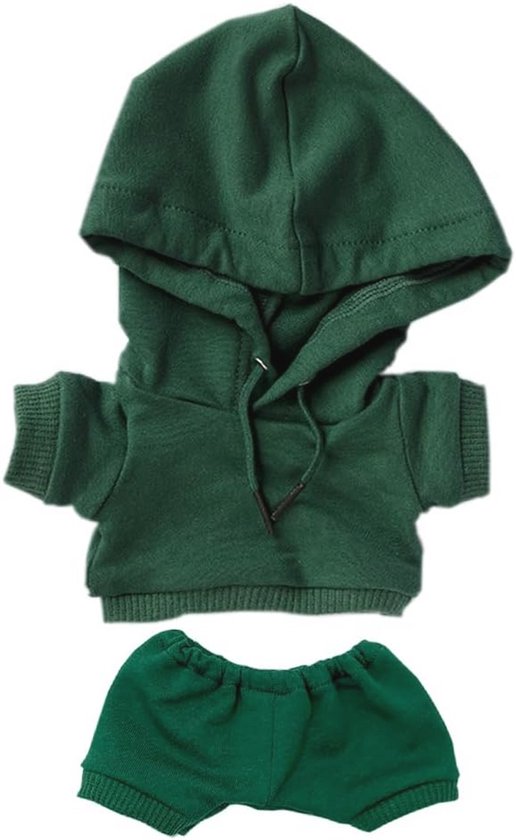 6 Inch Pluche Pop Kleding Sportieve Hoody en Broeken - Zacht Speelgoed Outfit Accessoires van Merkloos