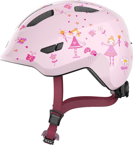 Abus Smiley 3.0 kinderfietshelm - Rose princess - M van ABUS