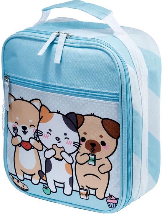 Adoramals Dieren Kinder Draagbare Koeltas Lunchtas - 26x22x10cm van Adora