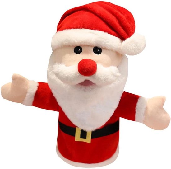 Allecto plus - Kerstman Marionet Opbergtas voor Baby Poppen - Opslag van Pluche Baby Speelgoed - Educatief Speelgoed