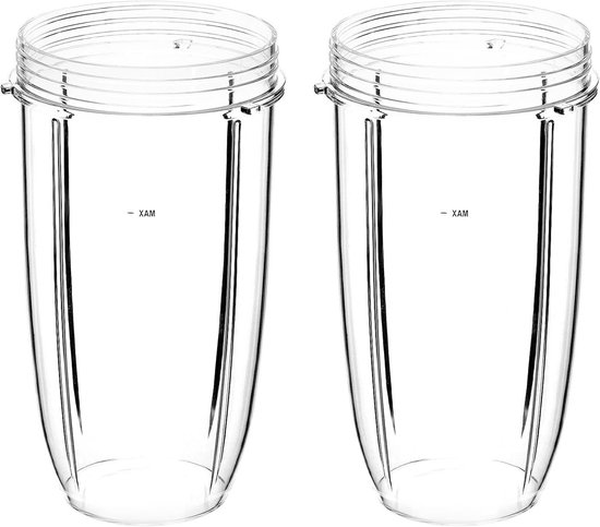 Allecto Plus - Vervangende Juicer Cup 32OZ voor Elektrische Blender - Pack van 2 - Compatibel met NutriBullet 900W / 600W van Allecto Plus