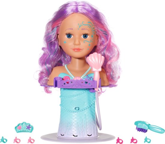 BABY born Sister Styling Mermaid Head van BABY born
