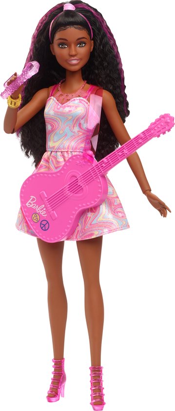 Barbie 65 jaar Popsterpop - 32 cm - Barbiepop van Merkloos