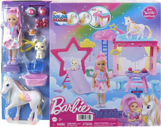 Barbie A Touch of Magic - Barbie speelset - Met pop en accessoires van Barbie