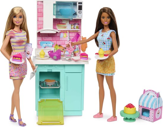 Barbie Baking Party Pop Roze Kinderen van Merkloos