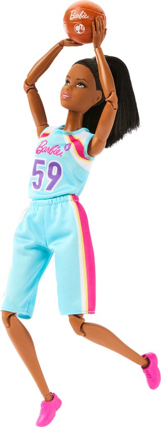 Barbie Basketbalpop Gemaakt Om Te Bewegen Blauw