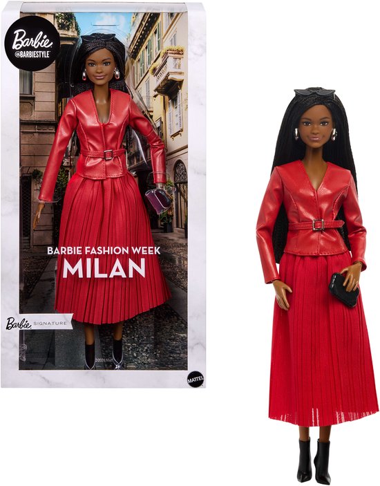 Barbie Bstyle Fashion Week Milan Pop Rood Kinderen