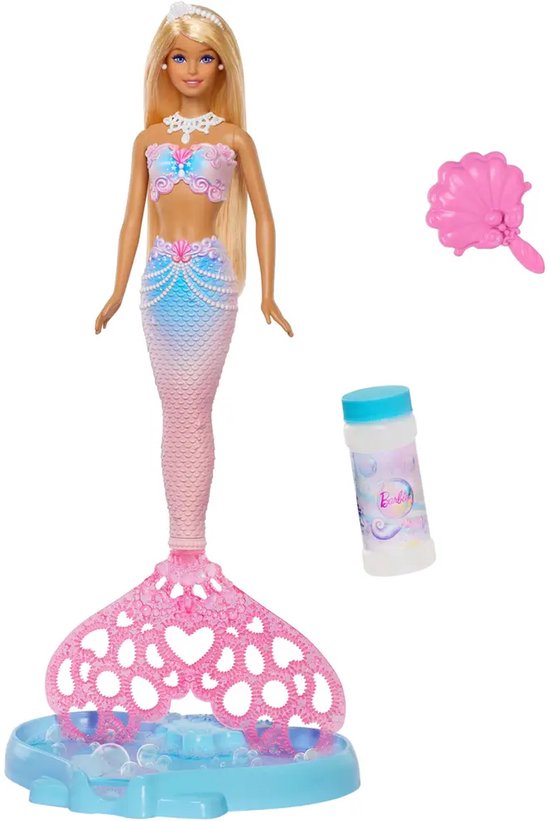 Barbie Bubbelende Zeemeermin - met bellenblaasfunctie van Merkloos