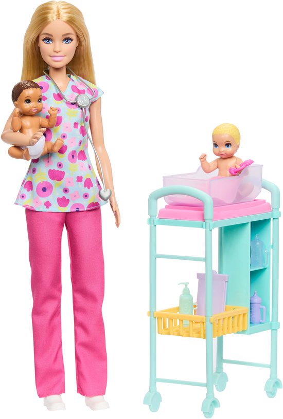 Barbie Careers Baby Dokterpop van Merkloos