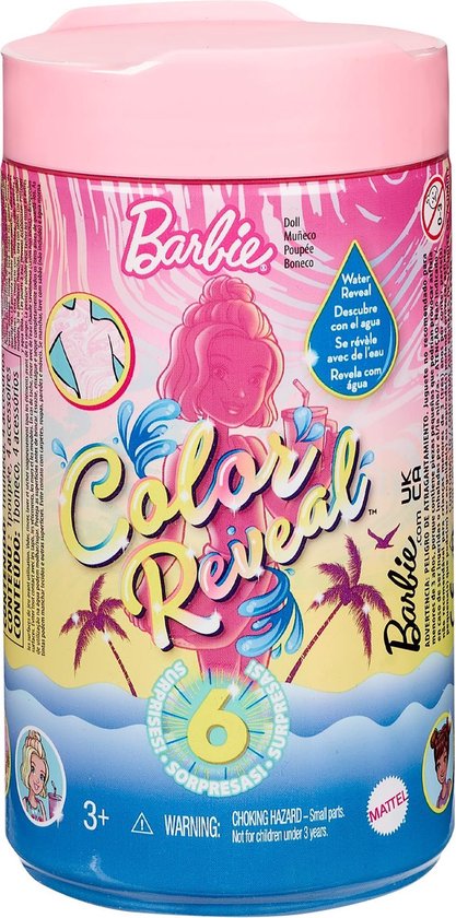 Barbie Chelsea Color Reveal - Wave 3 - Sand and Sun Series - Barbiepop van Merkloos