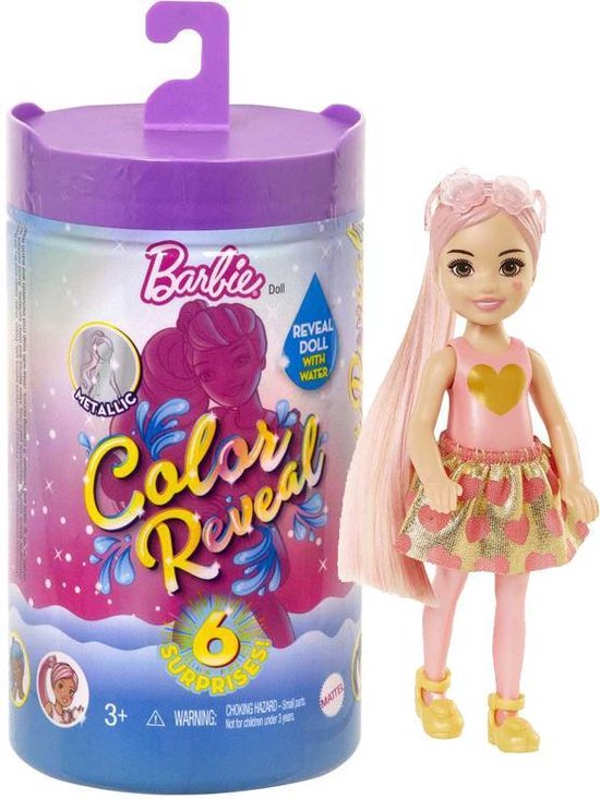 Barbie Color Reveal Chelsea - Wave 1 - Shimmer Series van Merkloos