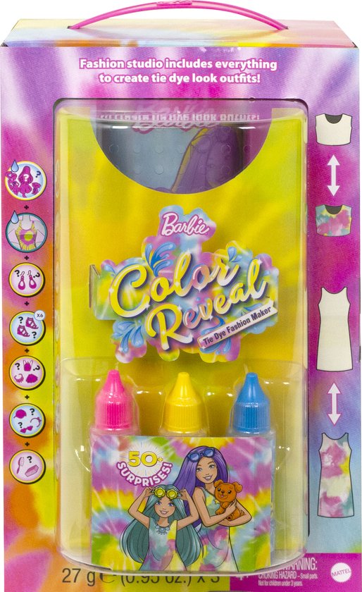 Barbie Color Reveal Tie Dye Maker - Barbiepop van Barbie