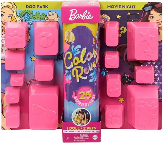 Barbie Color Reveal Ultimate Reveal Dogpark & Movienight - Barbiepop van Barbie