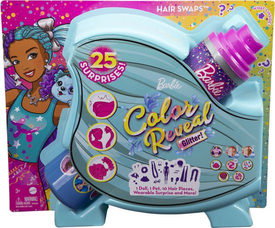 Barbie Color Reveal - Ultimate Reveal Hair Feature 3 van Barbie