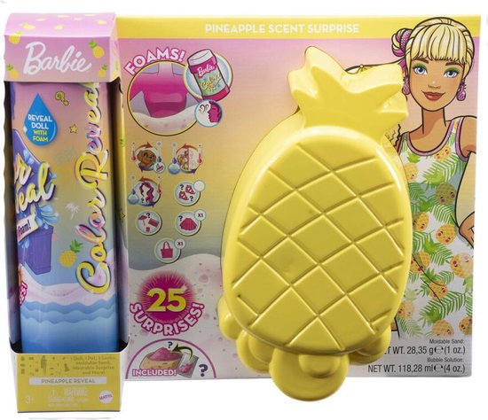 Barbie Color Reveal Ultimate Reveal Wave 3 Foam Ananas van Barbie