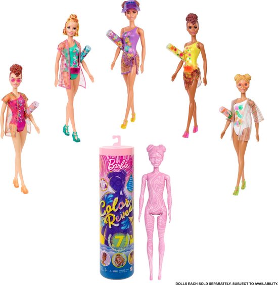 Barbie Color Reveal - Wave 3 - Sand and Sun Series van Barbie