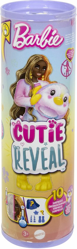Barbie Cutie Reveal Color Dream - Barbiepop - Pinguïn van Barbie