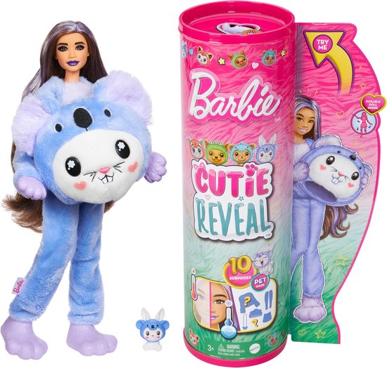 Barbie Cutie Reveal Pop - Barbiepop - Konijn Koala van Barbie