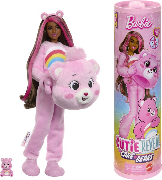 Barbie Cutie Reveal Troetelbeertjes Pop van Mattel