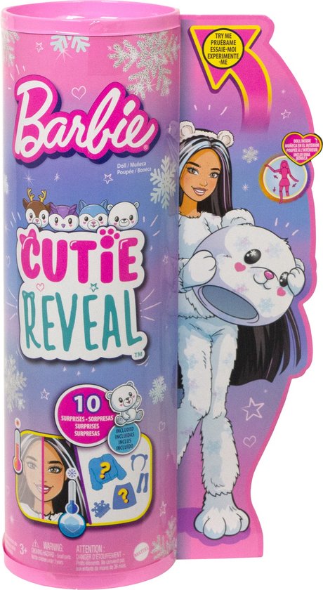 Barbie Cutie Reveal Winter Sparkle - IJsbeer