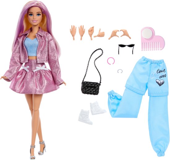 Barbie Deluxe Style Fashion Build Up-pop en accessoires