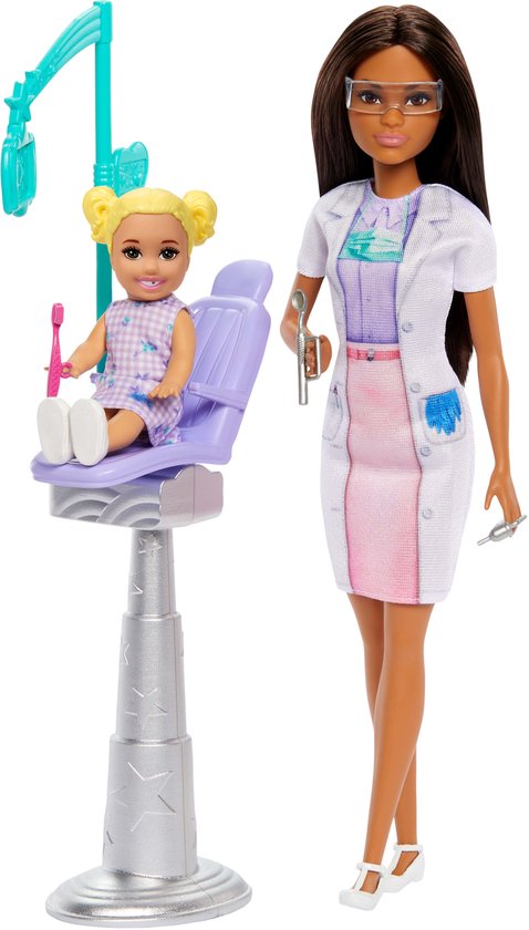 Barbie Dentist Doll, Modepop, Vrouw, 3 jaar, Jongen/meisje, 265 mm, 185 g van Merkloos