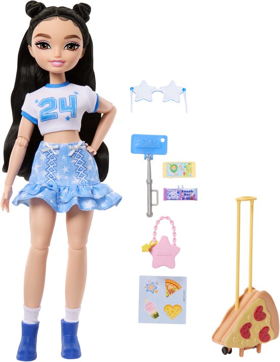 Barbie Dream Besties WEEKEND GETAWAY RENEE Doll and Accessories