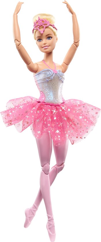 Barbie Dreamtopia - Barbiepop - Blonde ballerina met twinkelende lichten van Barbie