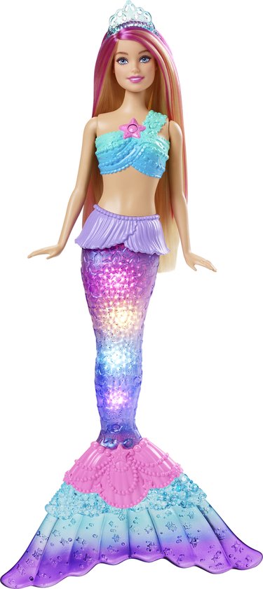 Barbie Dreamtopia - Barbiepop - Zeemeermin met twinkelende lichten