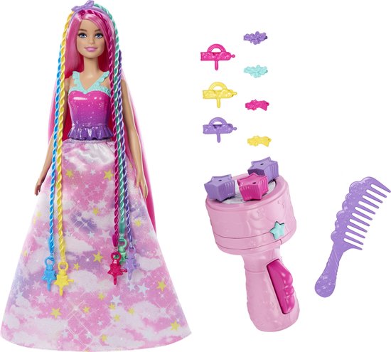 Barbie Dreamtopia Haarverzorgings pop - Barbiepop van Barbie