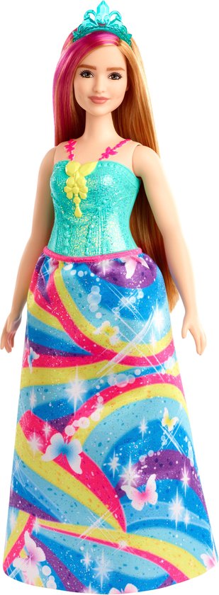Barbie Dreamtopia Prinses - Blond/Roze haren (Curvy) van Barbie