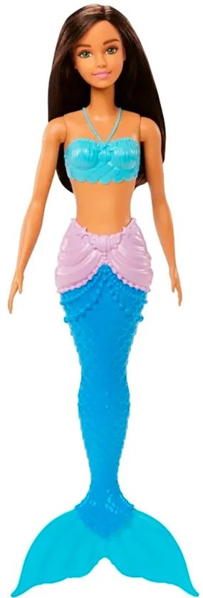 Barbie Dreamtopia - Zeemeermin - Barbie pop - Blauwe zeemeermin van Merkloos
