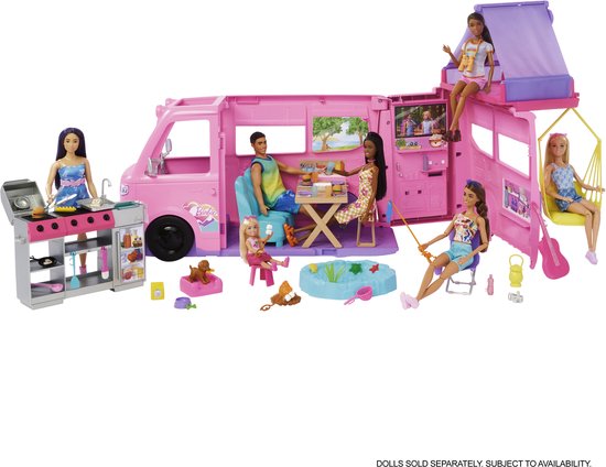 Barbie DROOMCAMPER Speelset van Barbie