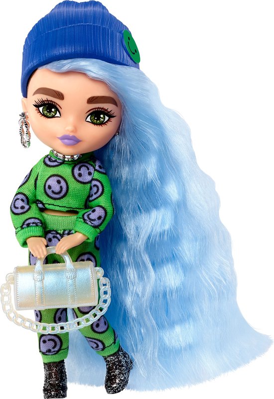 Barbie Extra Mini Pop 3 - IJsblauw haar van Barbie
