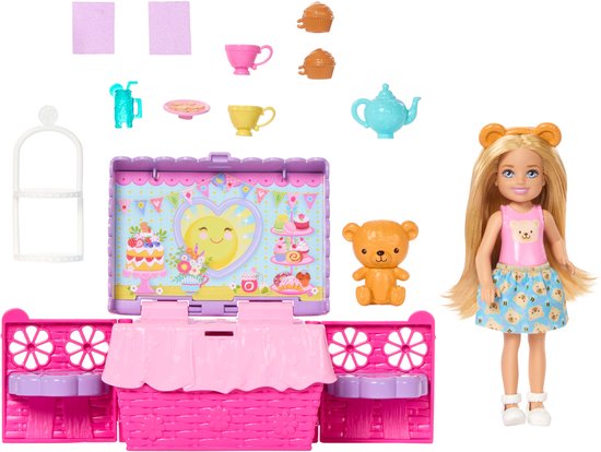 Barbie Familie en Vrienden Club Chelsea - Pop-up Theefeestje van Barbie