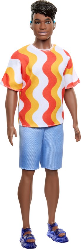 Barbie Fashionistas Ken pop - Met shirt en korte broek