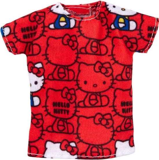 Barbie Hello Kitty Kledingstuk Meisjes Rood 7,5 Cm van Barbie
