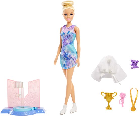 Barbie Ice Skating pop van Merkloos