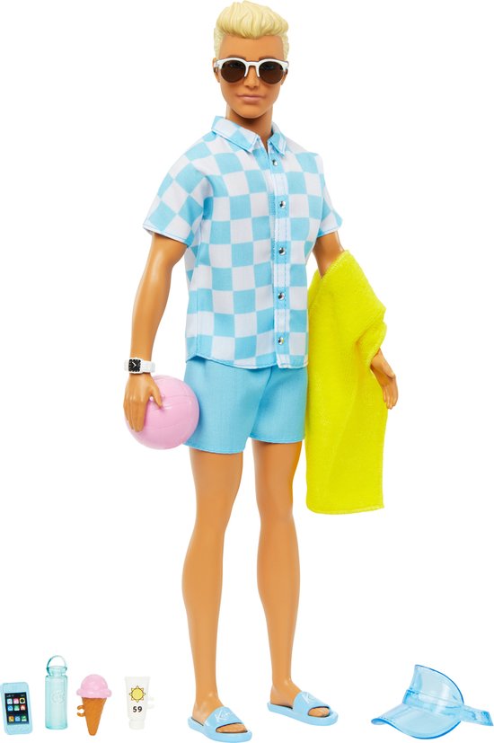 Barbie Ken Stijlvolle mogelijkheden Malibu - Met accessoires - Barbiepop van Barbie