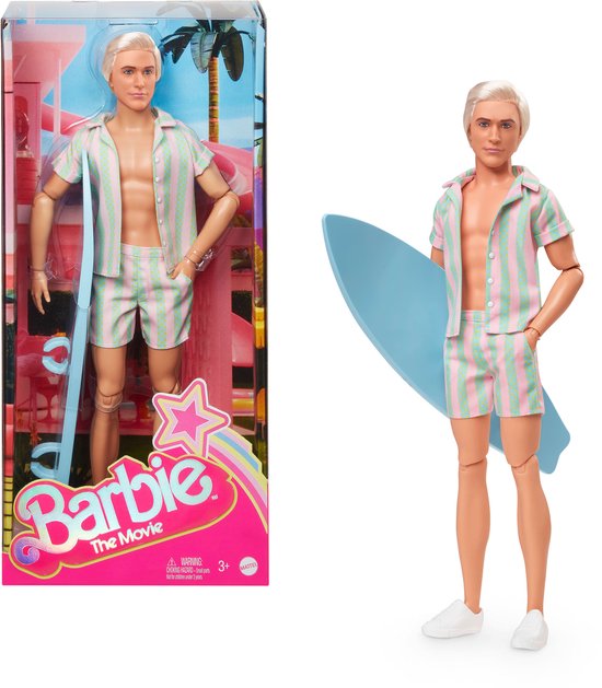 Barbie Ken Surfer De Filmpop Veelkleurig van Barbie