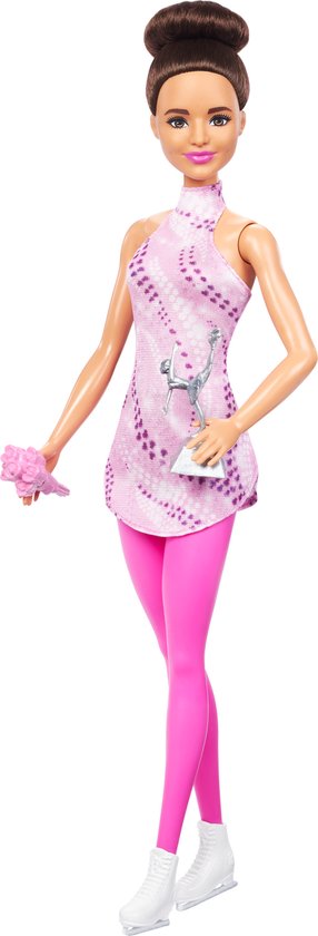 Barbie Kunstschaatsster pop - 25 cm - Barbiepop van Barbie
