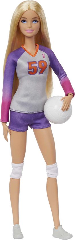 Barbie Made to Move Volleybalspeelster - Barbiepop van Merkloos