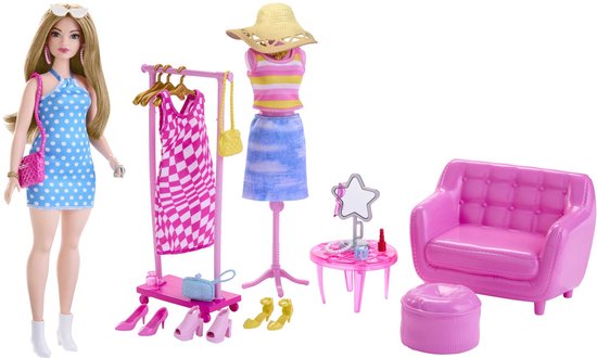 Barbie - Modeset - Kledingkast - Droomkast - Barbiepop van Barbie