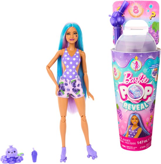 Barbie Pop! Reveal - Serie Fruit Druivenprik - Barbiepop van Barbie